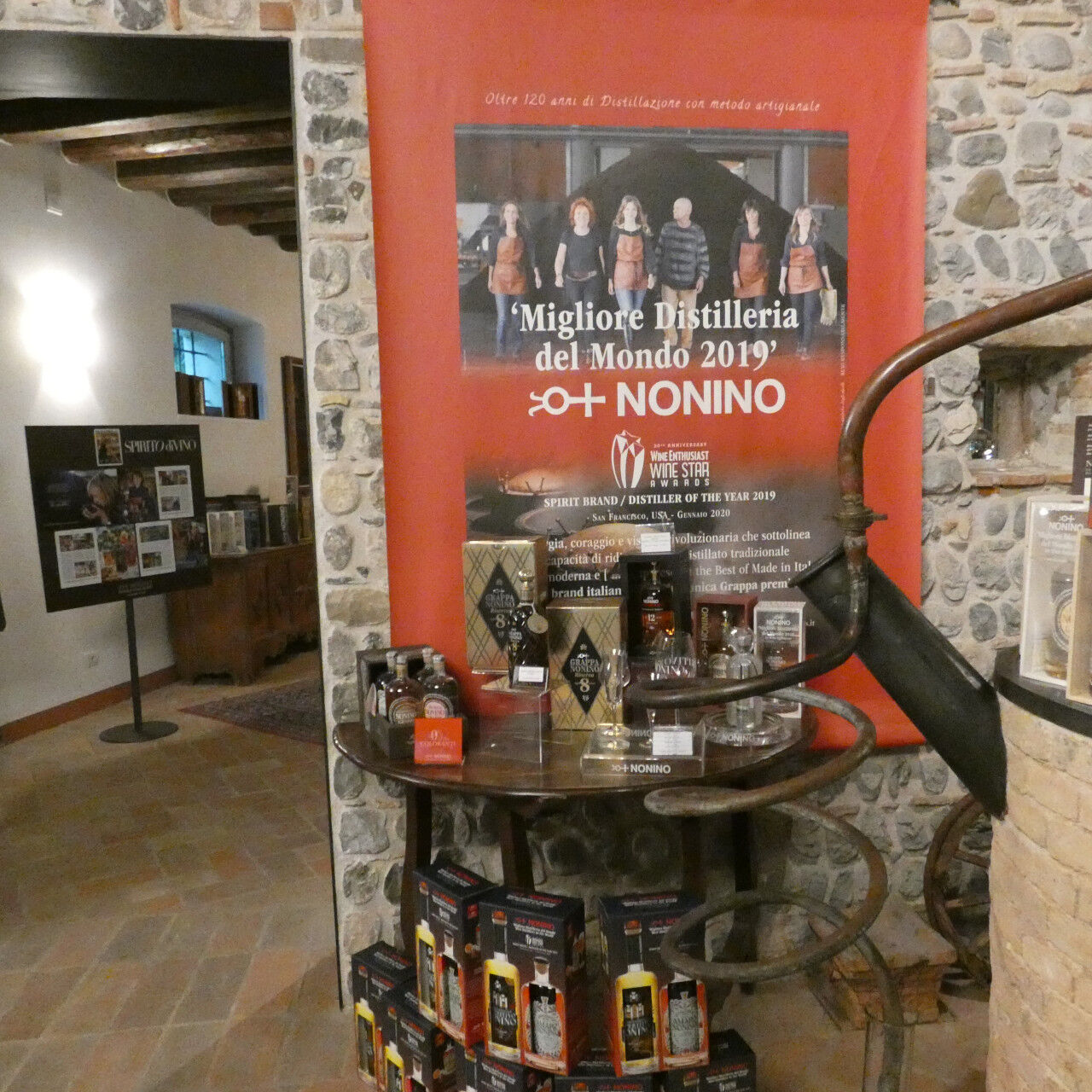 Borgo Nonino: посрещане на публиката в Persereano в Удине