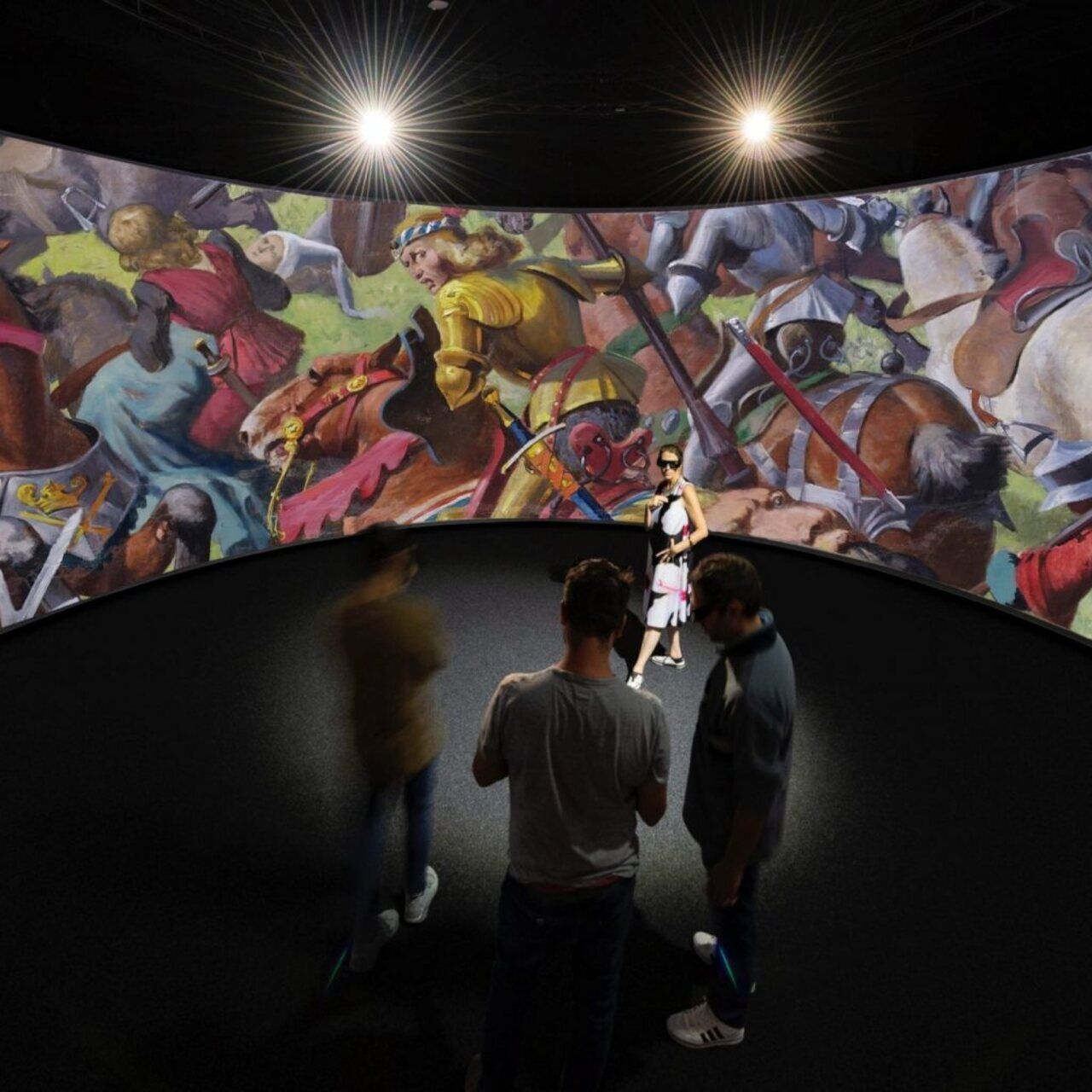 モラトの戦い: 大きな絵画のデジタル化のモックアップ