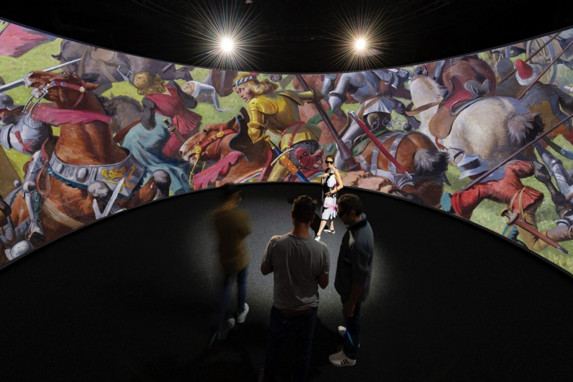 Battle of Morat: a mock-up of the digitization of the large painting