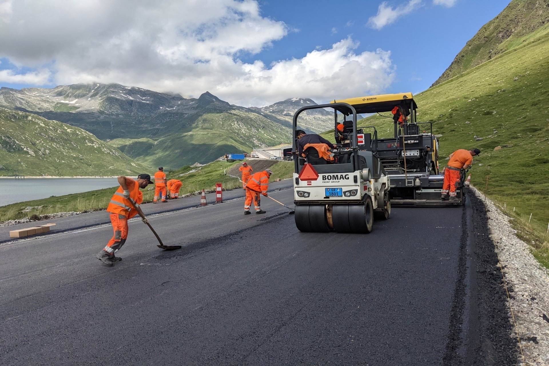 регенерација асфалта: швајцарска путна артерија