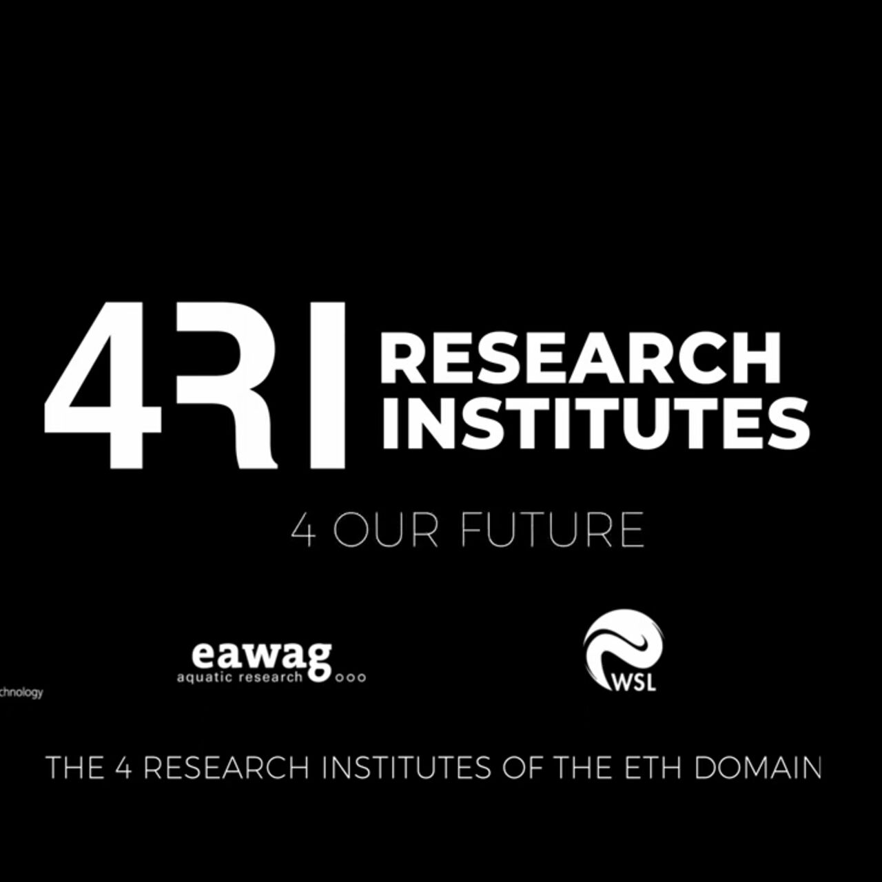 Centri svizzeri di ricerca: EMPA, EAWAG, WSL e PSI