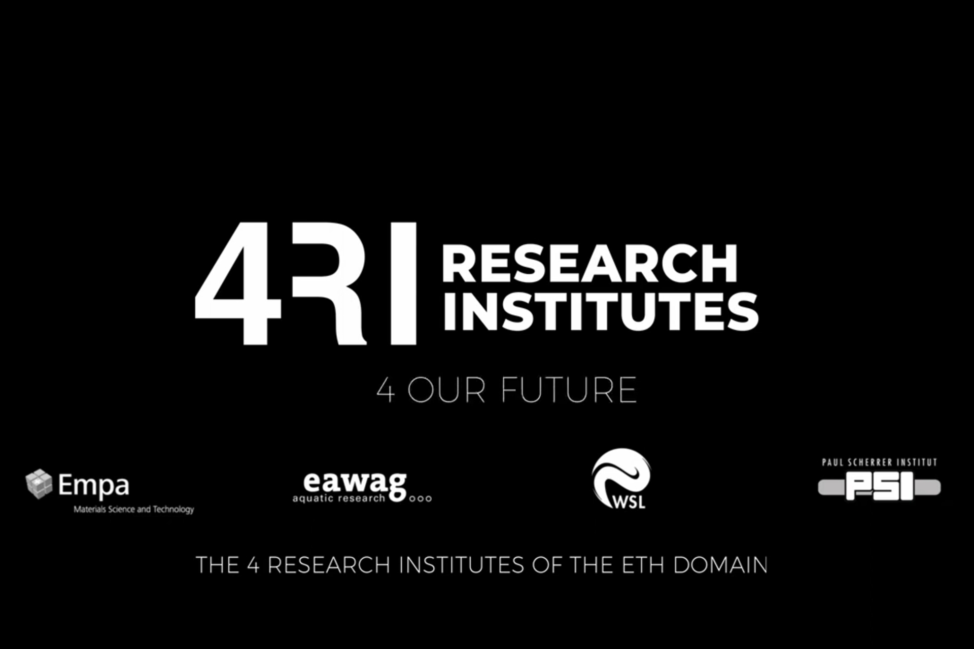 Centri svizzeri di ricerca: EMPA, EAWAG, WSL e PSI