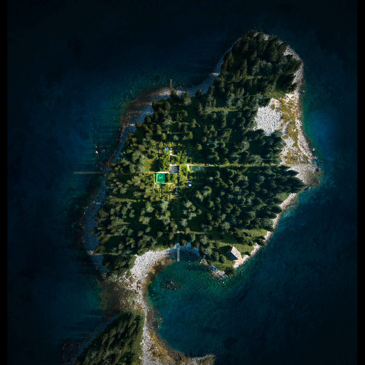 Vollebak-eiland: off-grid eiland