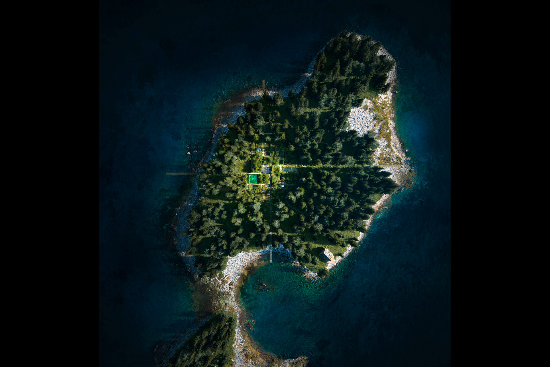 جزیره Vollebak: جزیره خارج از شبکه
