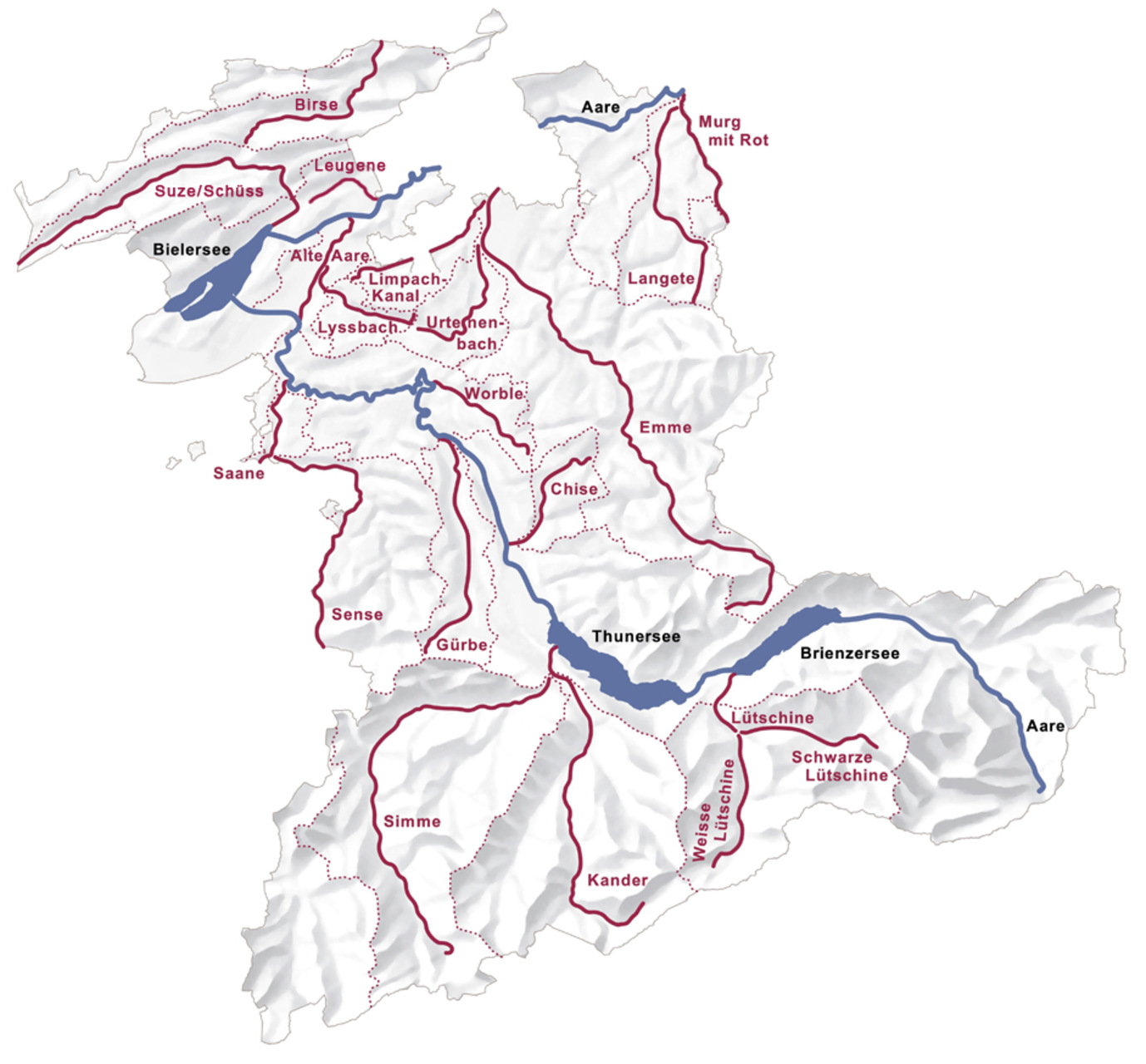 Falde acquifere: i principali bacini idrici nel Cantone di Berna in Svizzera