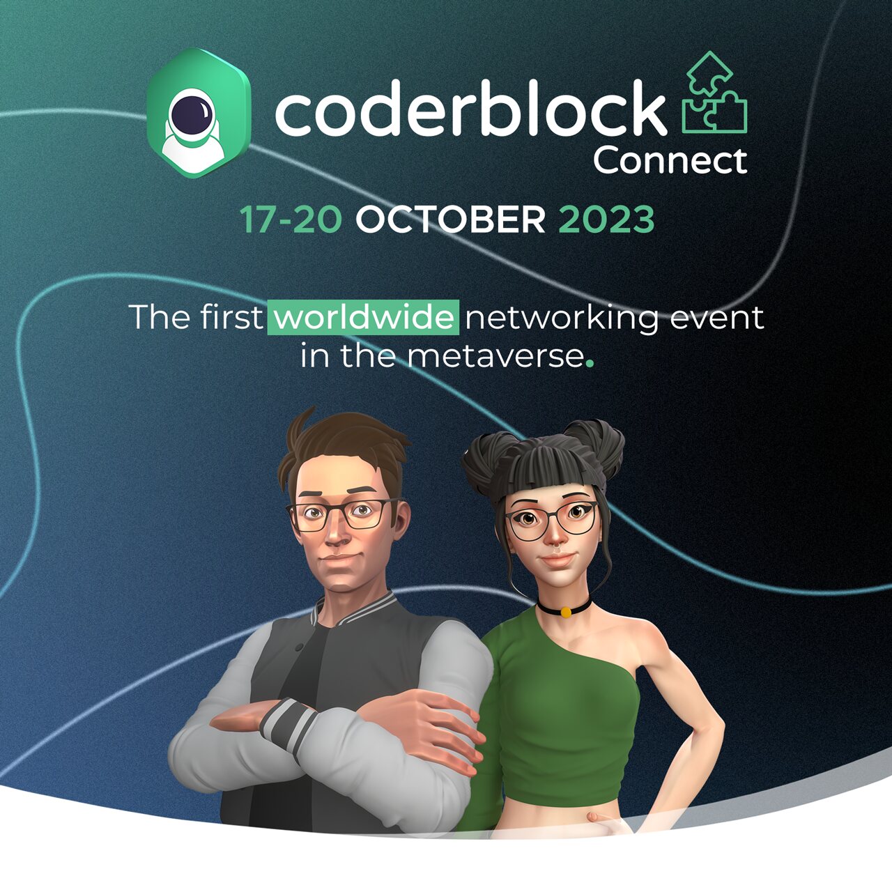 Coderblock Connect: la locandina della manifestazione 2023