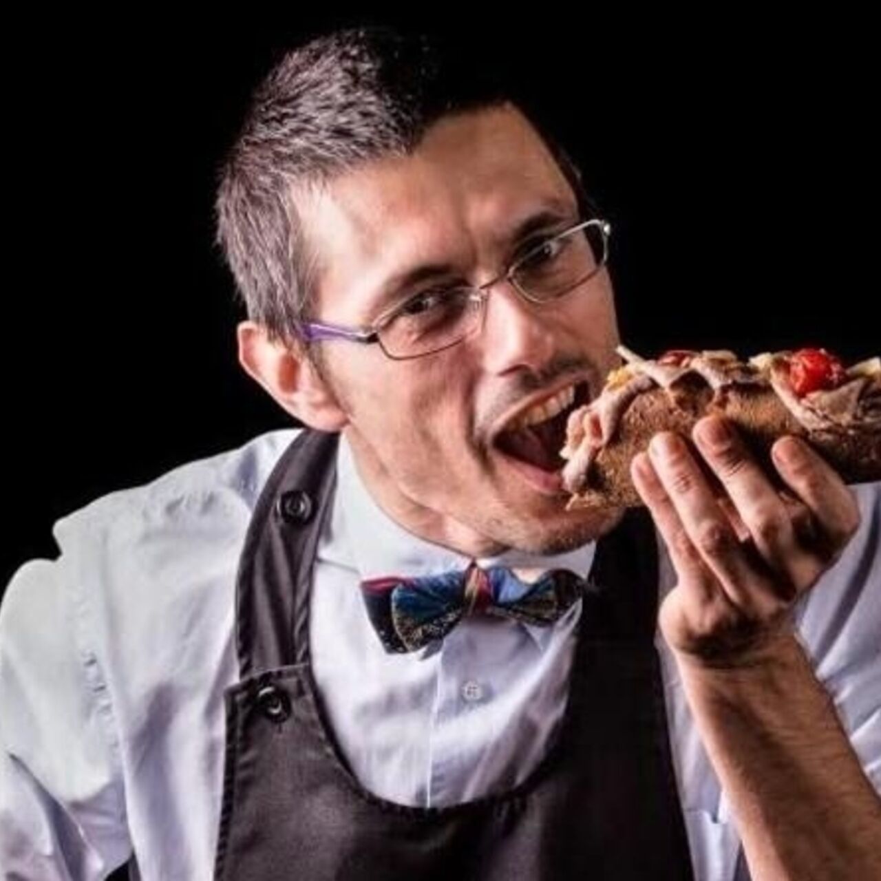 Sándwich gourmet: el chef/no chef de Módena Daniele Reponi del... productor al consumidor