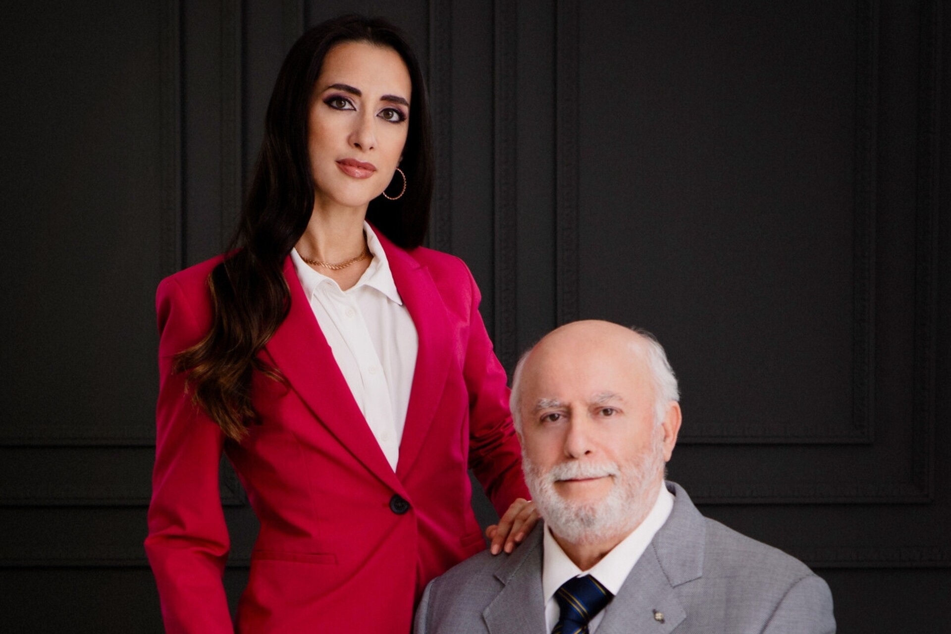 Eleonora Bafunno e seu pai Pasquale são os proprietários do Grupo Bafunno com sede em Ticino