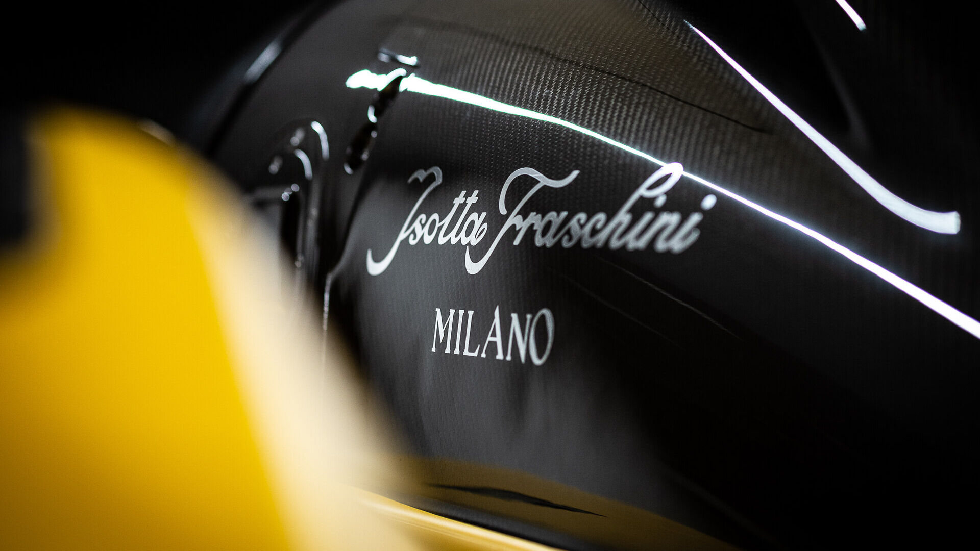 Isotta Fraschini: het logo op de zijkant van de Tipo 6 LMH Strada