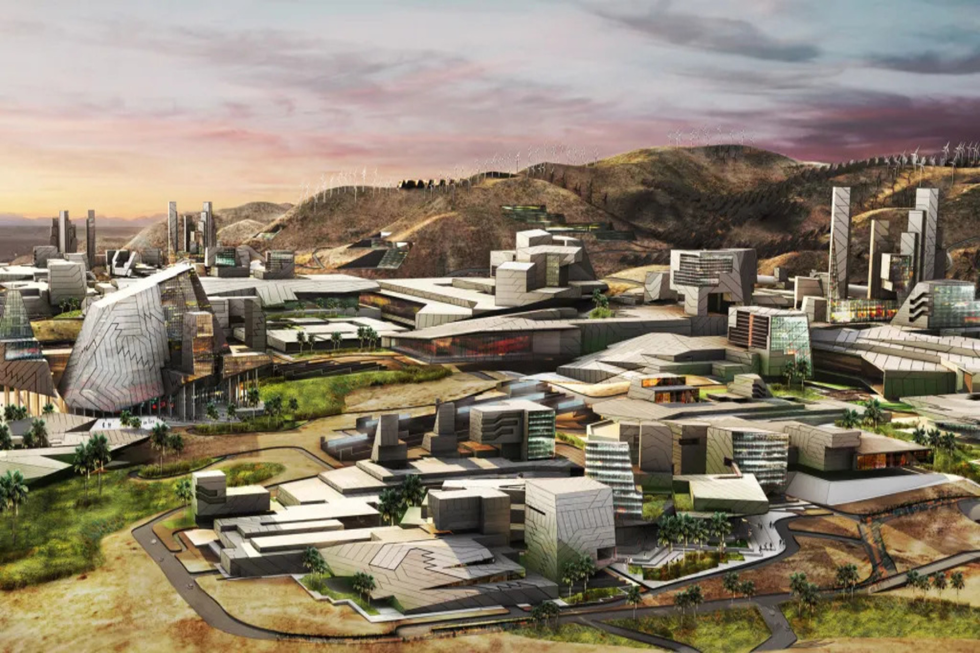 Инновацийн парк: Жеффри Бернсийн бүтээсэн хувьсгалт хотыг байрлуулах 67 мянган акр газар.