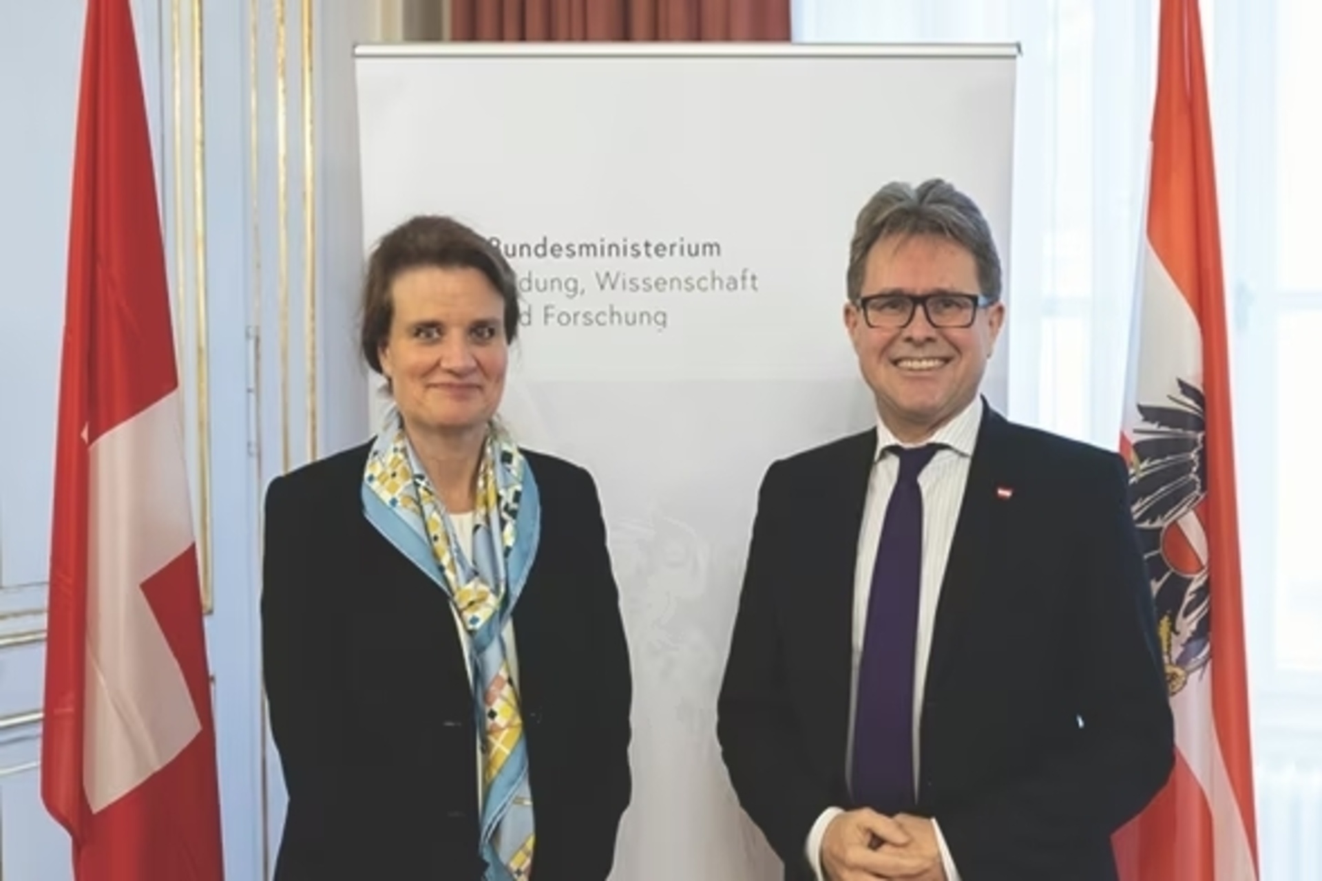 瑞士和奧地利：Martina Hirayyama 和 Martin Polaschek