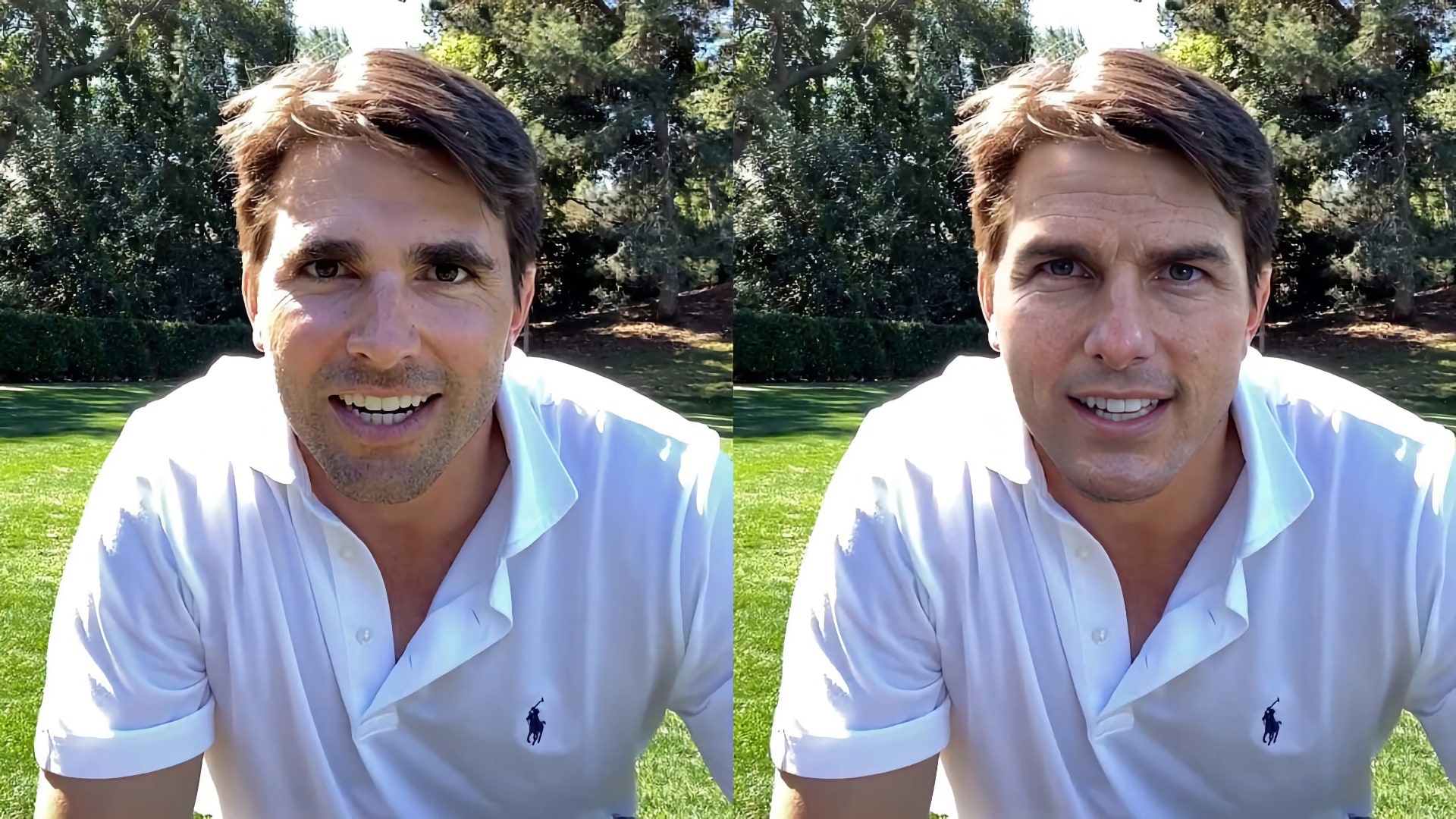 Exemplo de deepfake de Tom Cruise