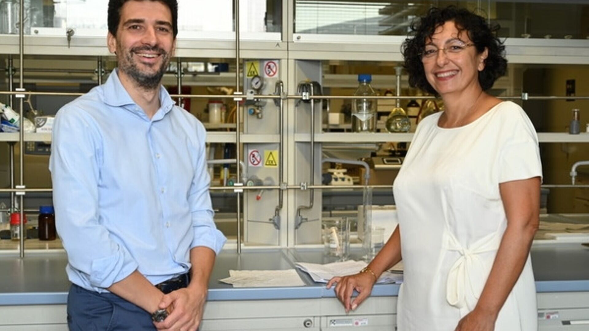 Crostacei: Claudia Crestini, Professoressa di Chimica Generale e Inorganica, e Matteo Gigli, Professore di Fondamenti Chimici delle Tecnologie, a Ca' Foscari