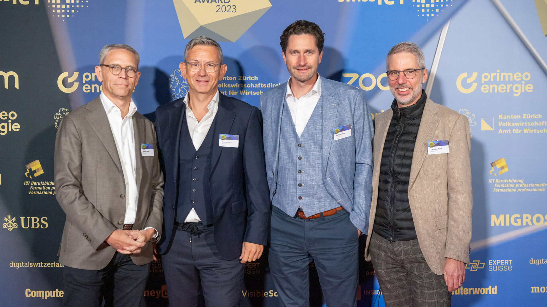 Βραβείο Ψηφιακής Οικονομίας: η συλλογή φωτογραφιών της τελετής απονομής στο Hallenstadion στη Ζυρίχη στην Ελβετία στις 16 Νοεμβρίου 2023