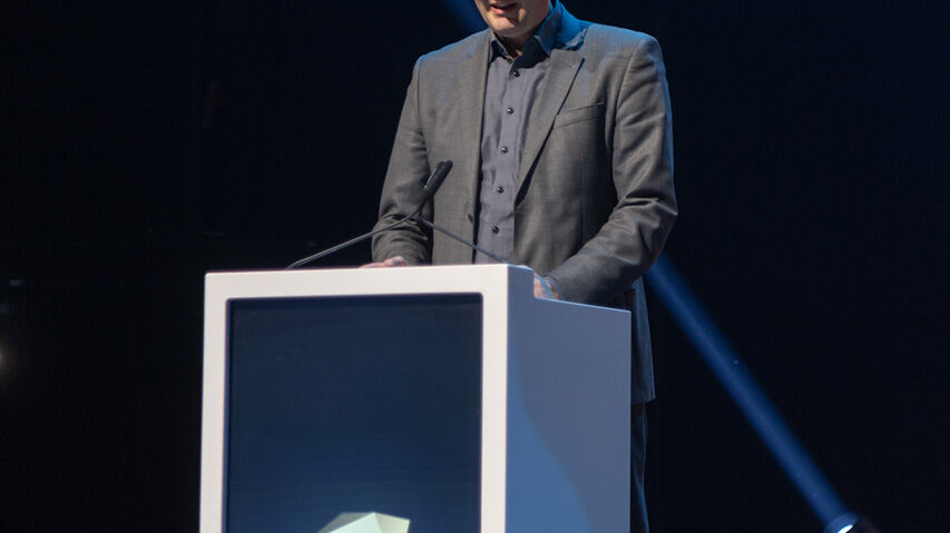 Թվային տնտեսության մրցանակ. մրցանակաբաշխության լուսանկարների պատկերասրահը Ցյուրիխի Hallenstadion-ում, Շվեյցարիայում, 16 նոյեմբերի 2023 թ.