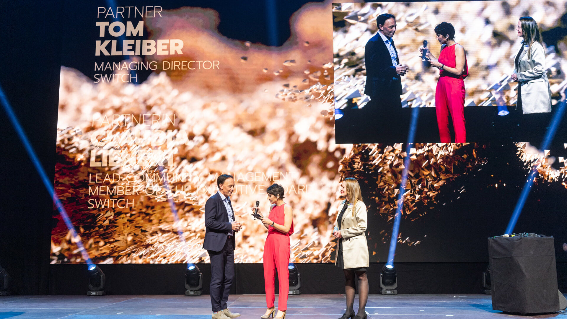 Digital Economy Award: la fotogallery della consegna dei premi all'Hallenstadion di Zurigo in Svizzera il 16 novembre 2023
