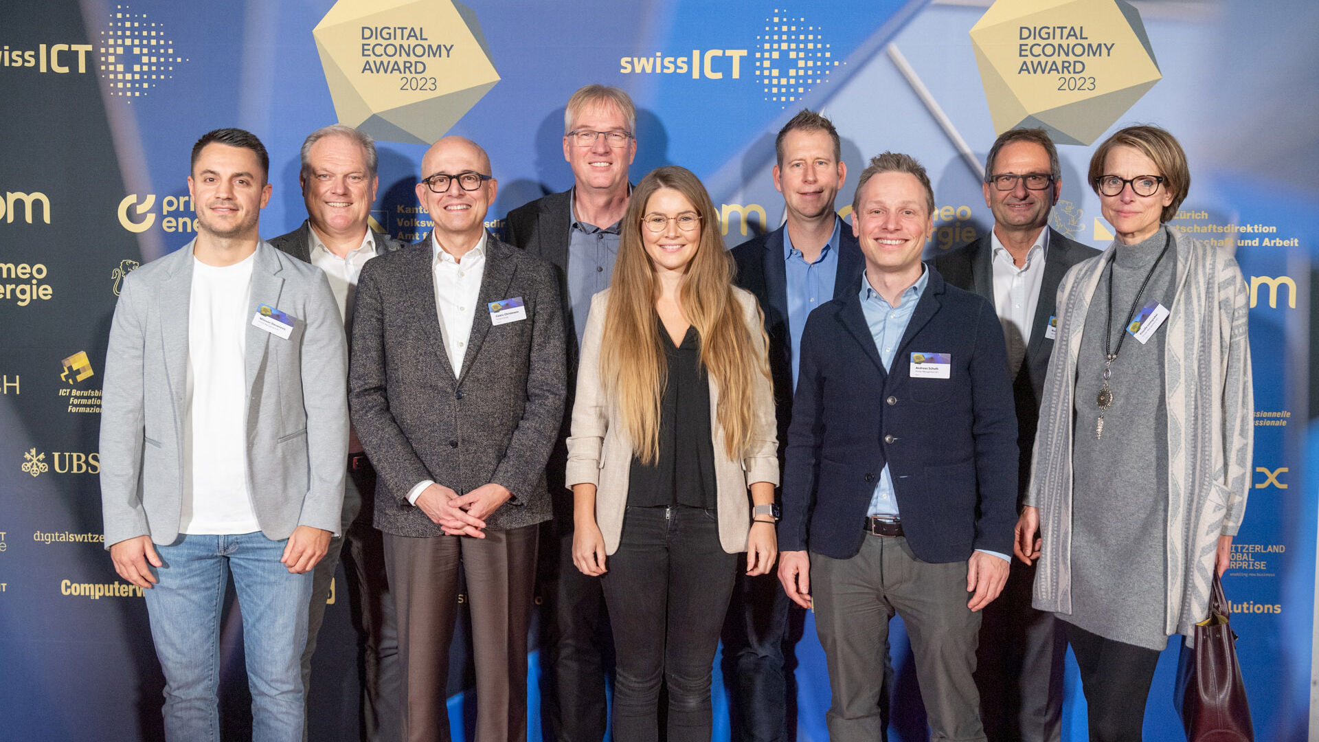 Digital Economy Award: fotogalleriet från prisutdelningen på Hallenstadion i Zürich i Schweiz den 16 november 2023