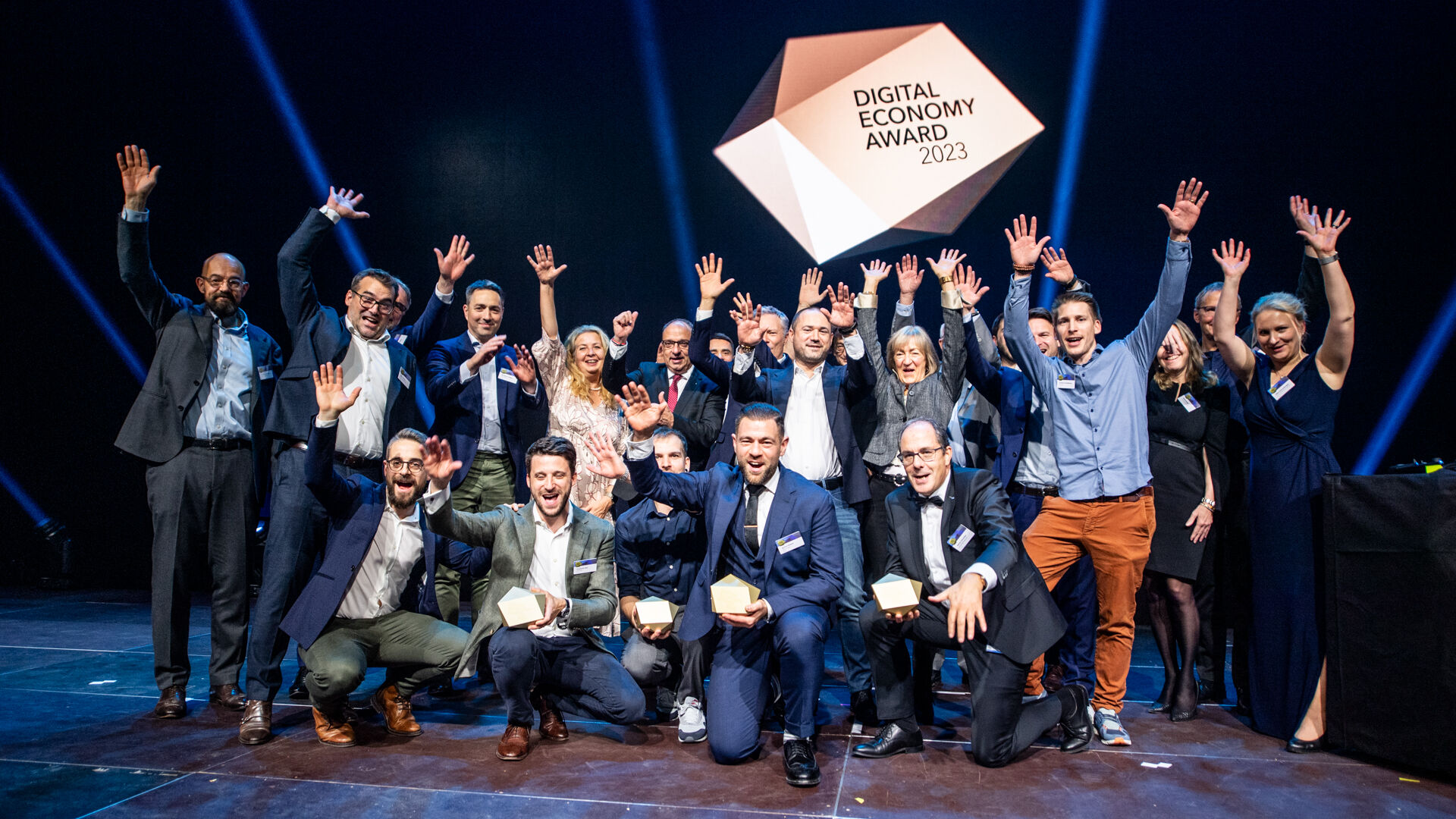 Digital Economy Award: utdelningen av 2023 års utmärkelser ägde rum på Hallenstadion i Zürich, Schweiz den 16 november