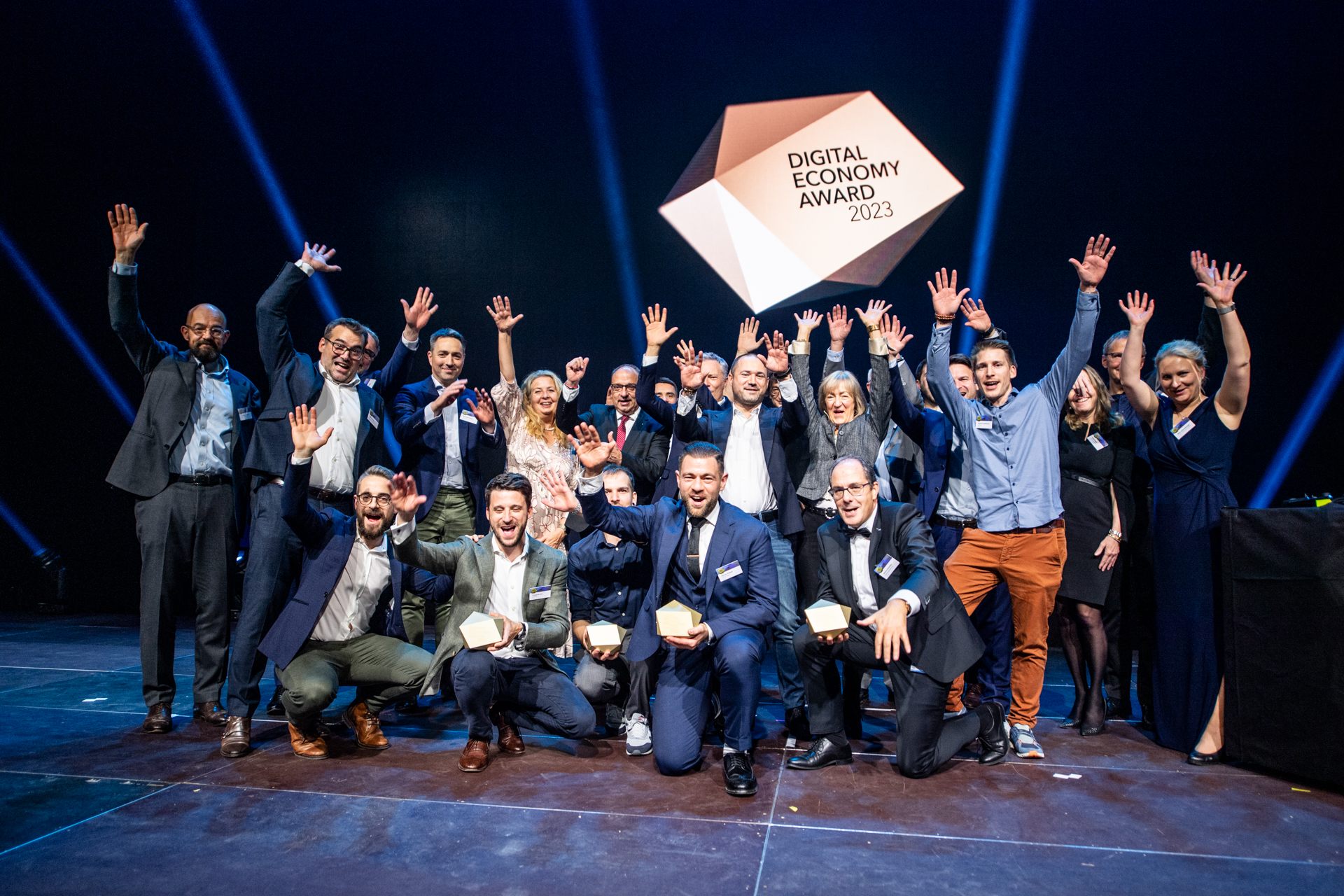 Prix ​​de l'économie numérique : la remise des prix 2023 a eu lieu au Hallenstadion de Zurich, en Suisse, le 16 novembre