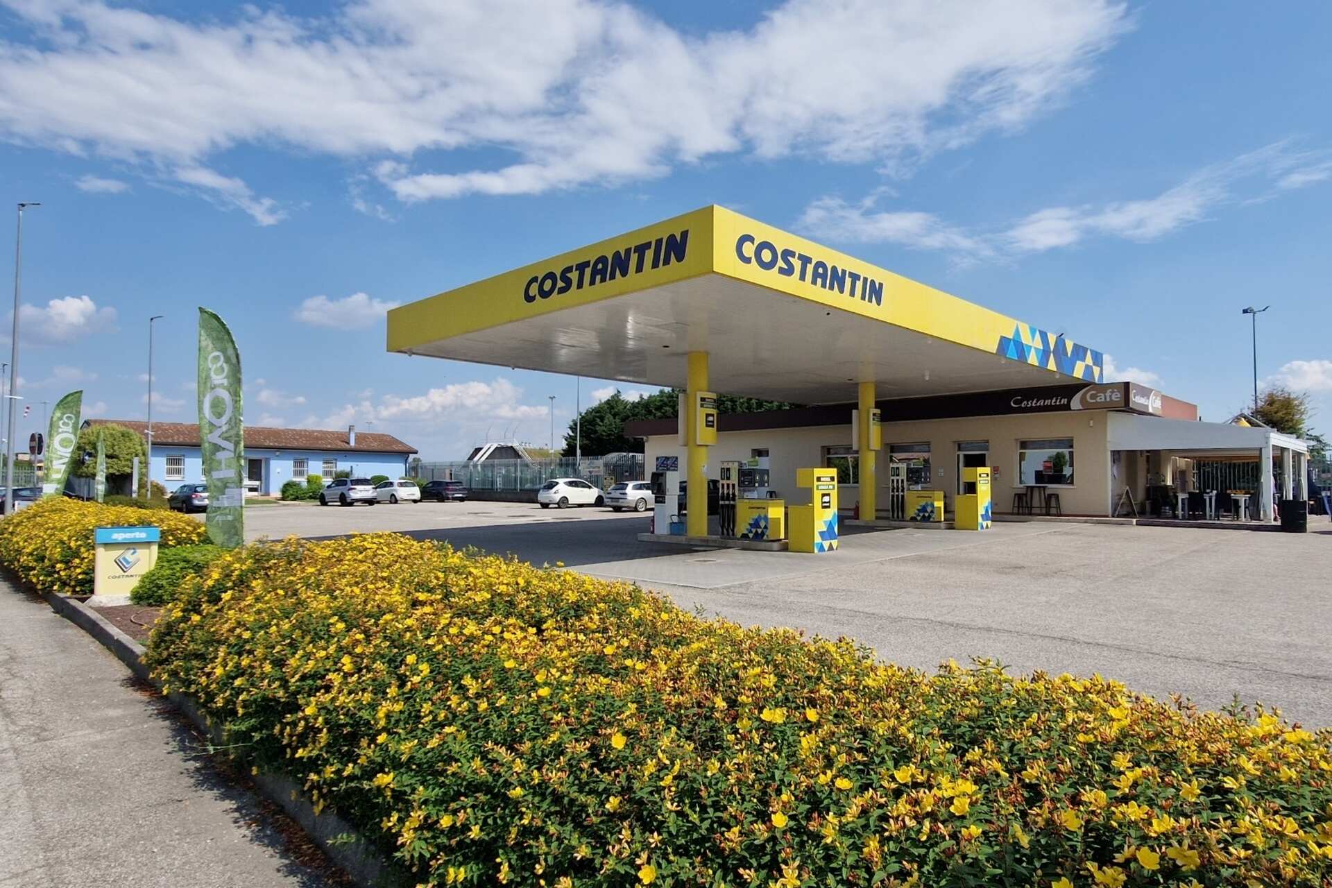 Biodiesel: o posto Costantin em Merlara, na província de Pádua, vende exclusivamente HVO100 ou Óleo Vegetal Hidrogenado