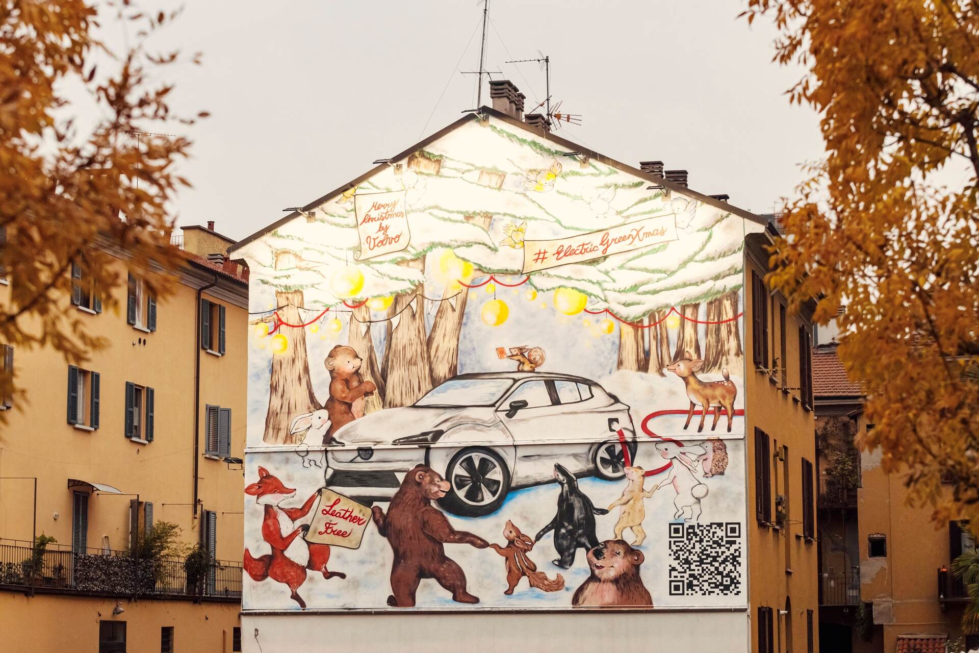 Volvo: boja Airlite za 137 četvornih metara Volvo murala sposobna je generirati utjecaj na zrak jednak utjecaju 5 stabala
