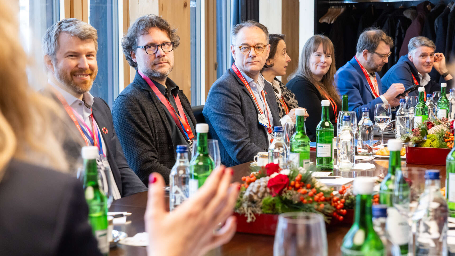 International Computation and AI Network: das Treffen der „Swiss AI Initiative“ (initiiert von den Eidgenössischen Fachhochschulen Zürich und Lausanne und dem Schweizerischen Zentrum für Wissenschaftliches Rechnen) anlässlich der Ausgabe 2024 des Weltwirtschaftsforums in Davos (Kanton Graubünden)
