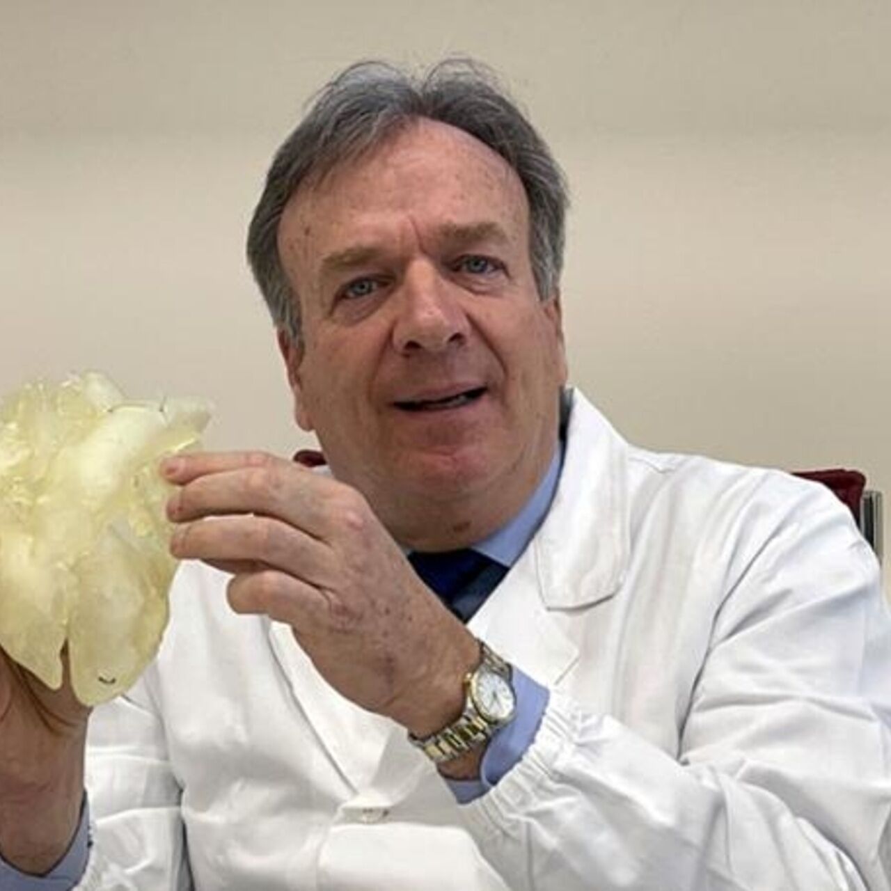 吉诺·格罗萨：采访帕多瓦大学的外科医生，他将协调医生、工程师、生物学家和材料专家，投入 50 万欧元的预算，打造意大利第一颗人造心脏