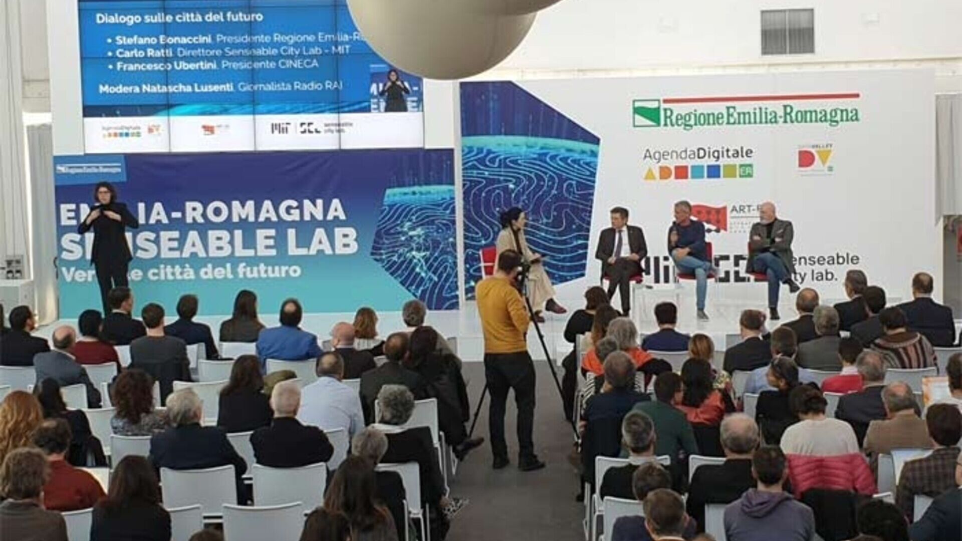 Massachusetts Institute of Technology: MIT Senseable City Lab saapuu Bologna Tecnopoloon kuvittelemaan tulevaisuuden kaupunkeja yhteistyön ansiosta Emilia-Romagnan alueen kanssa