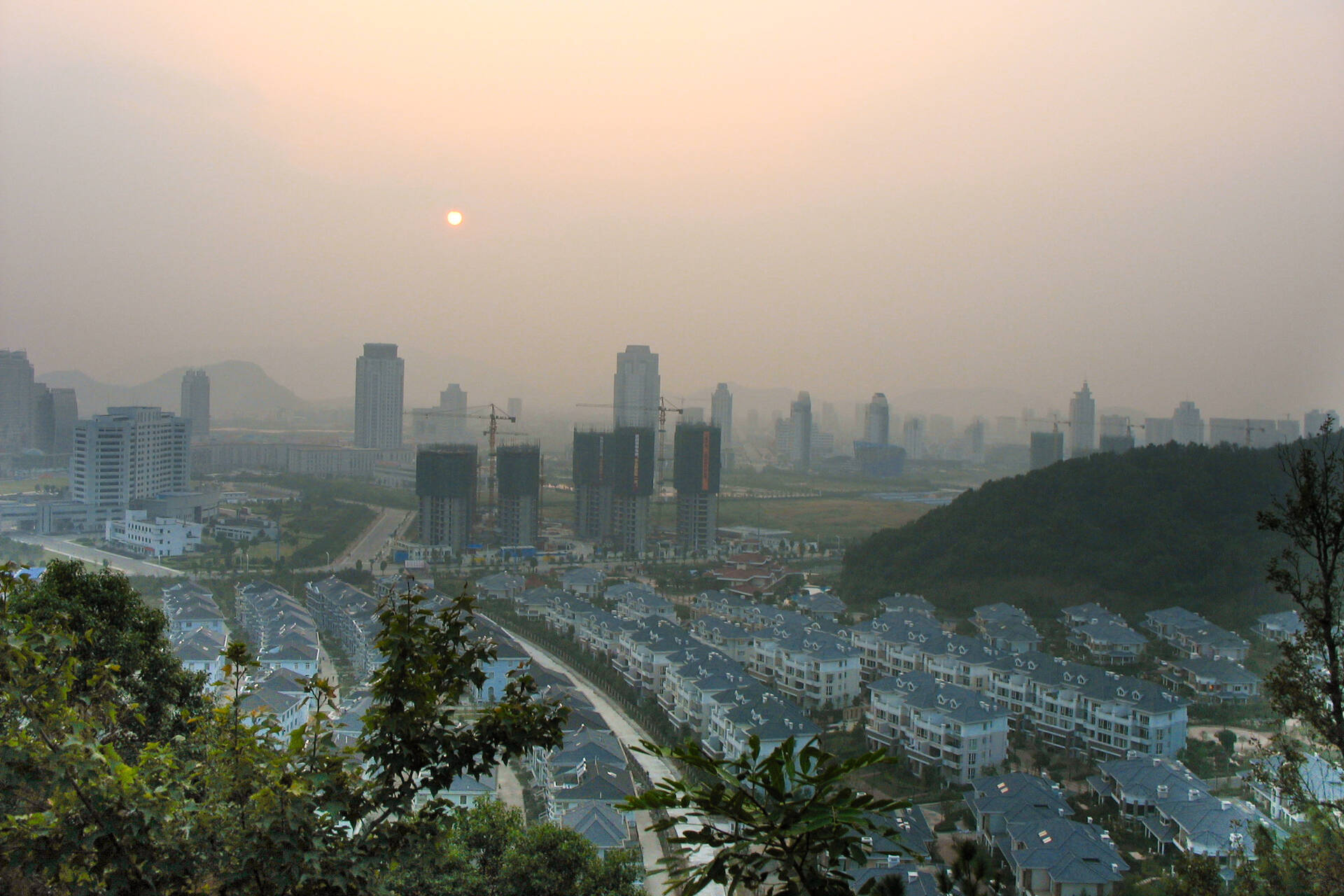 Biogas: smog in the city of Taizhou