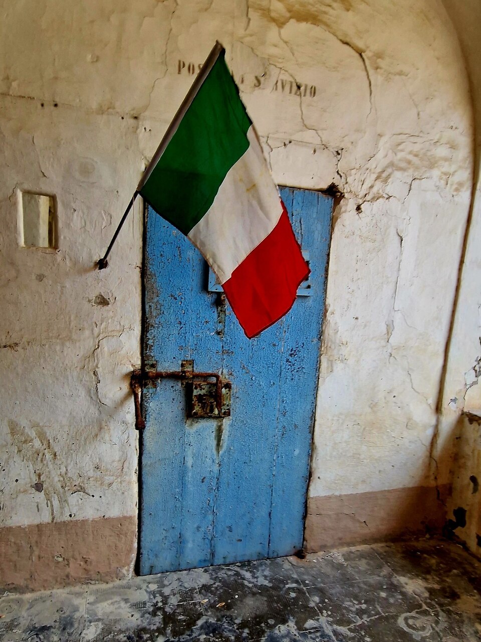 Innovation : un drapeau italien débraillé