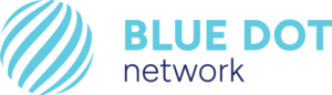 ilgtspējīga infrastruktūra: Blue Dot Network logotips