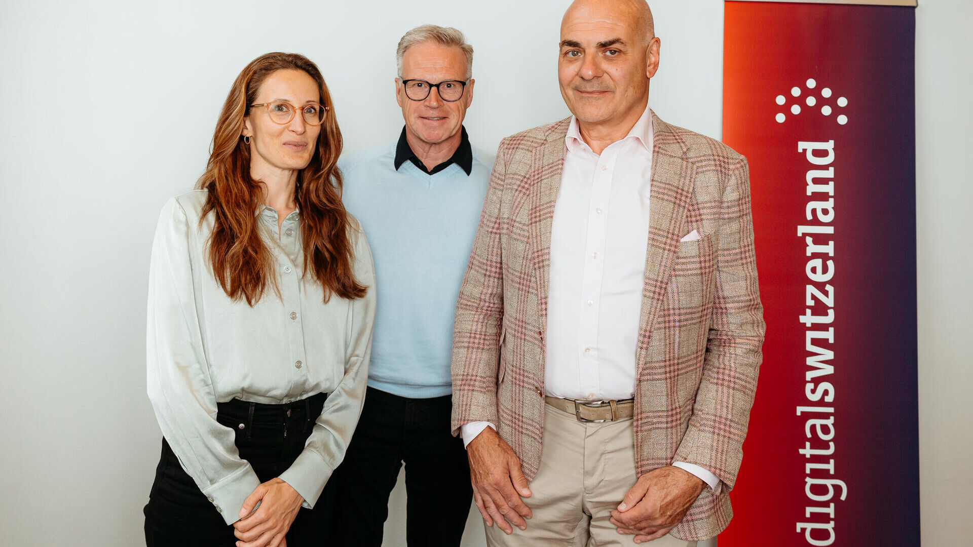 Franziska Barmettler: la CEO di digitalswitzerland con Andreas Meyer e Stefan Metzger